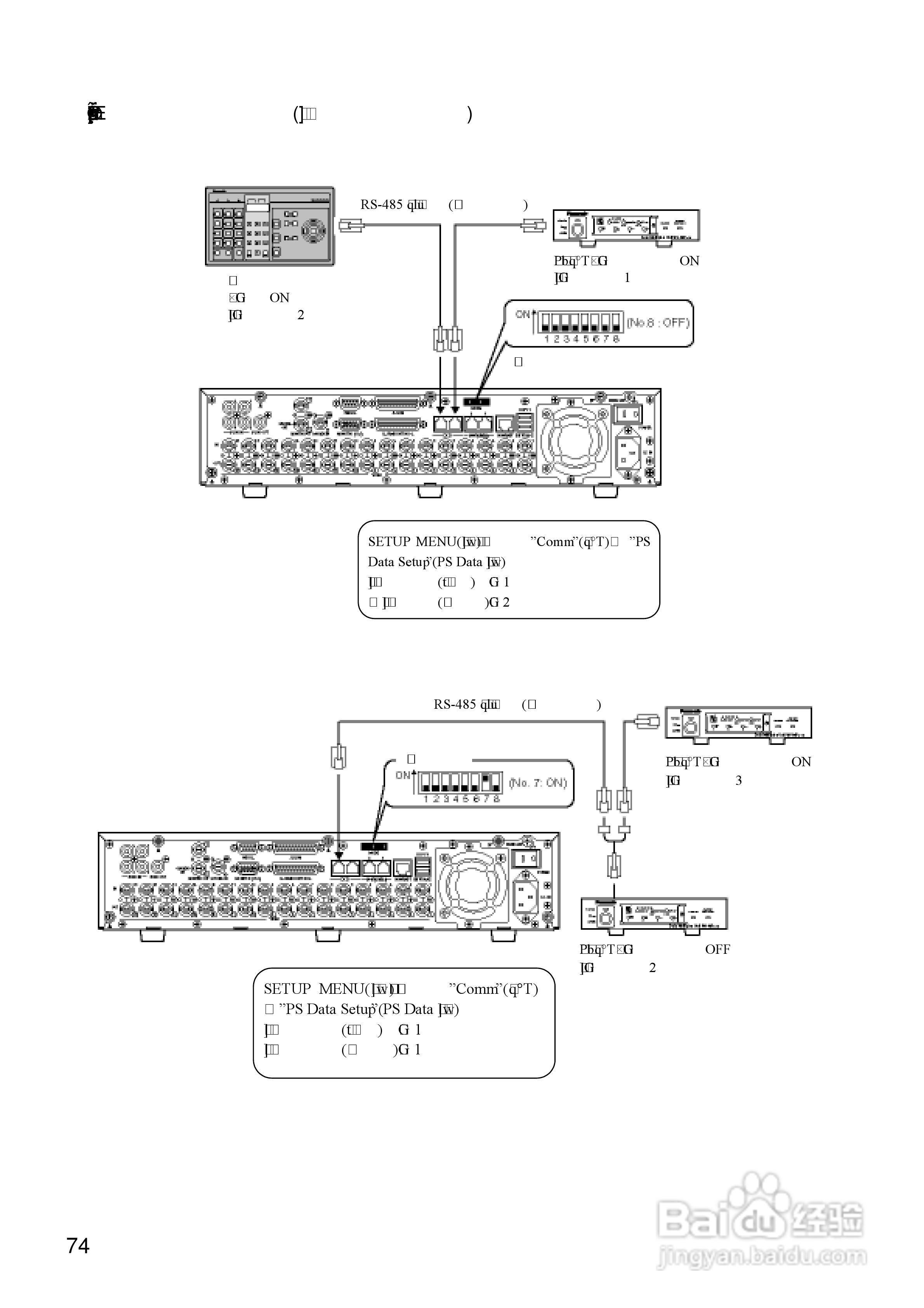 Panasonic 数位光碟记录器WJ-HD316操作手册:[8]