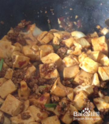 肉末豆腐--不碎的做法