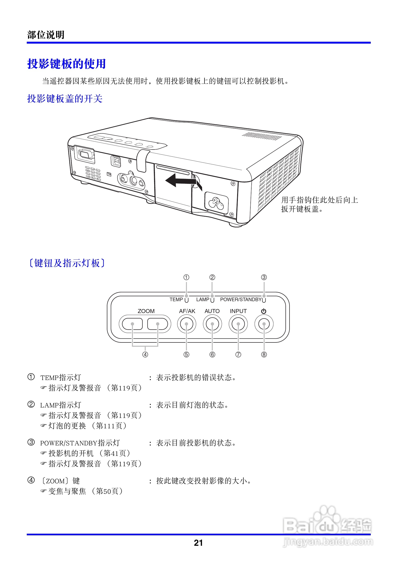 卡西欧数字投影仪XJ-450型使用说明书:[3]
