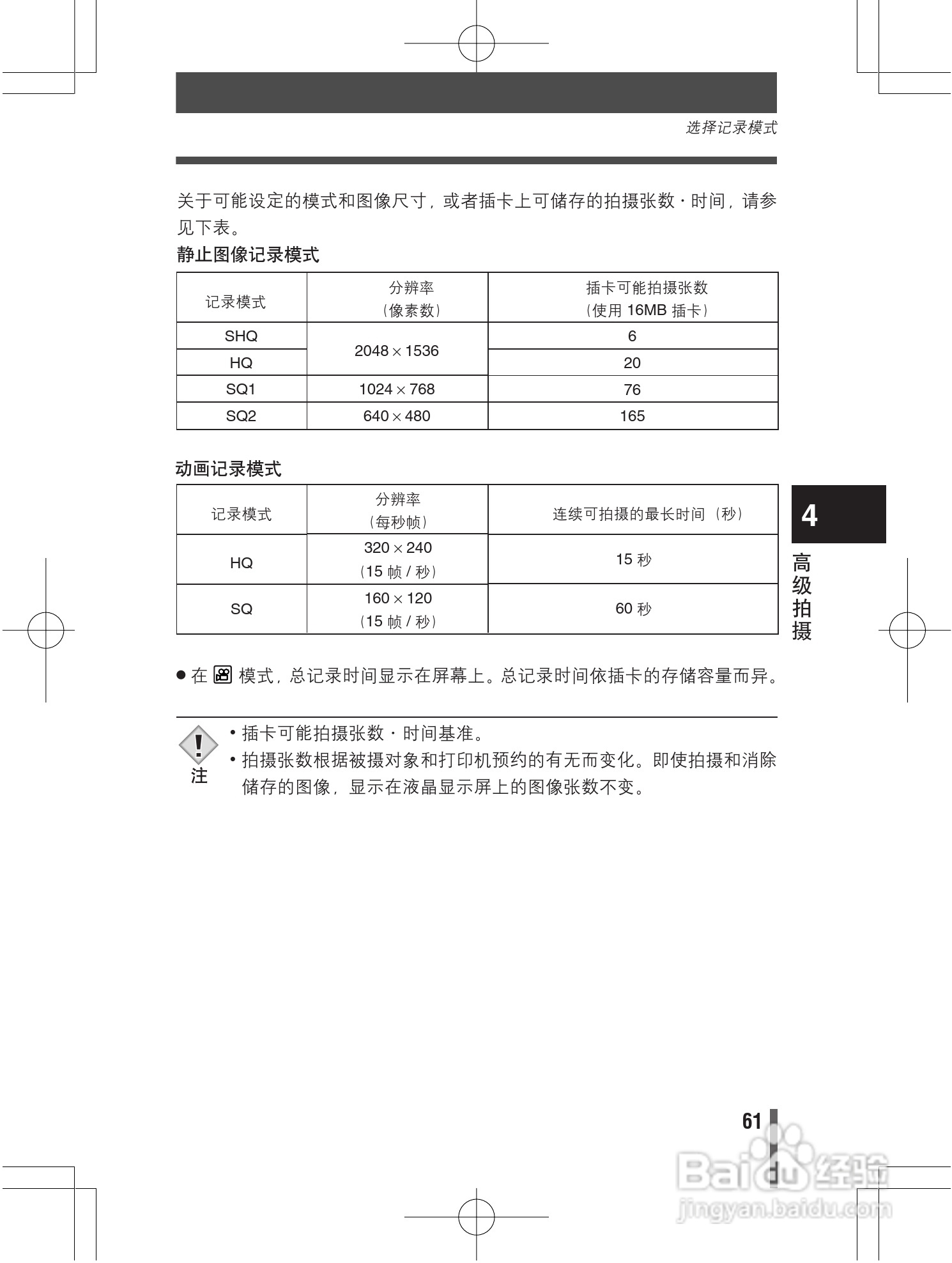 Olympus奥林巴斯D395数码相机说明书[7]百度经验