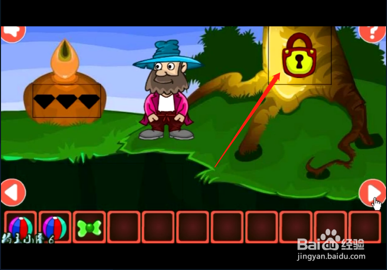 小游戏 《新年胡子大叔逃脱》如何通关