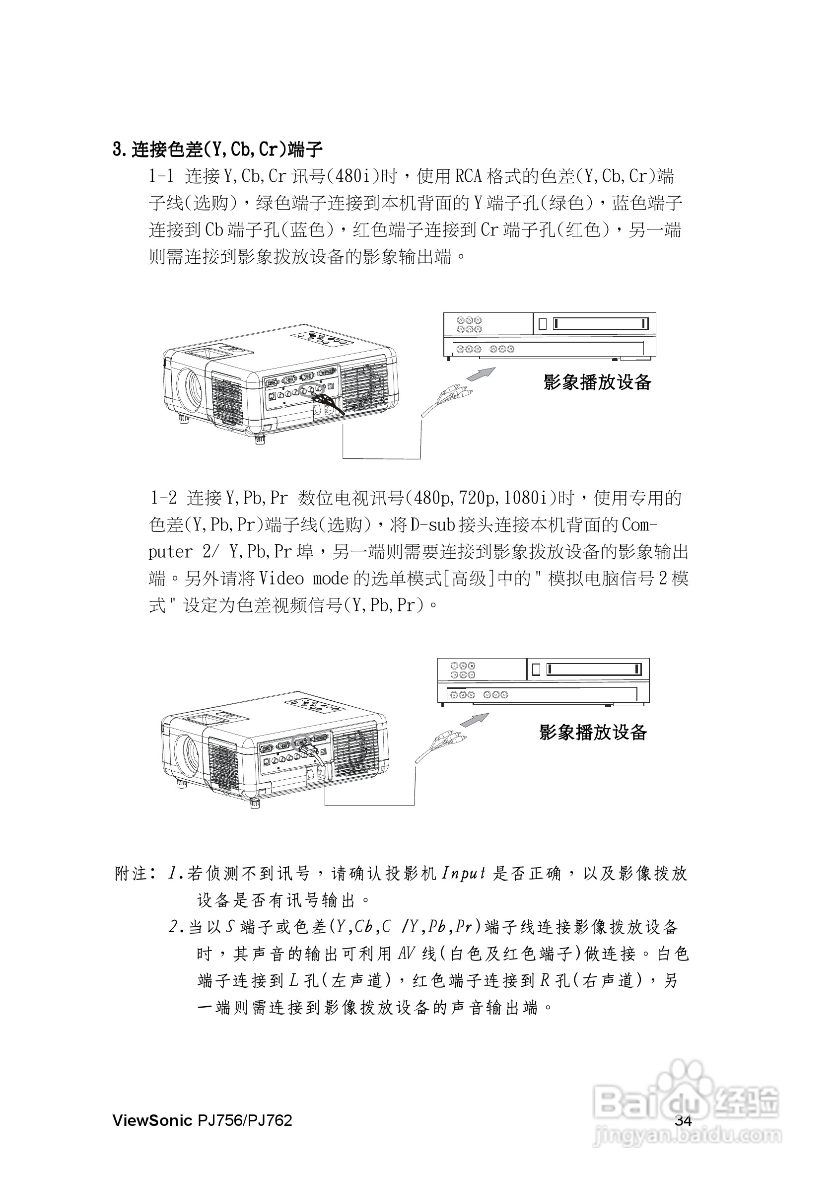优派PJ756投影机使用说明书:[4]