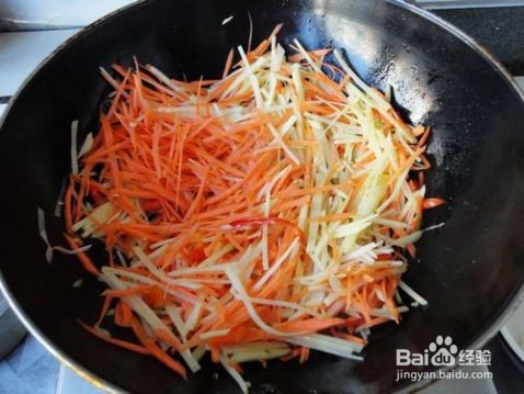 怎么做土豆丝炒胡萝卜丝