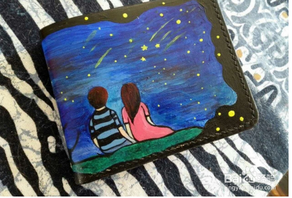 怎样制作漂亮的手绘钱包