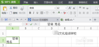 怎样制作最基本的excel表格
