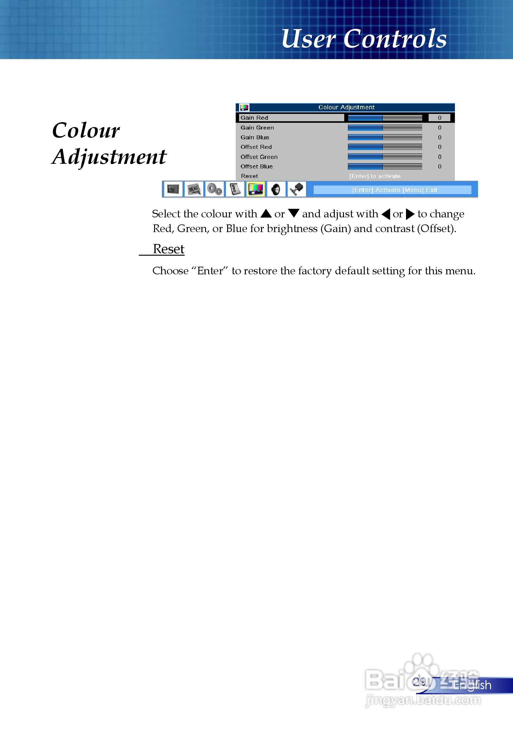 奥图玛投影机EP910型说明书:[3]