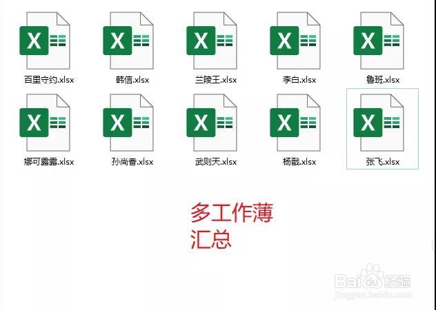 excel中,工作簿汇总如何批量处理?