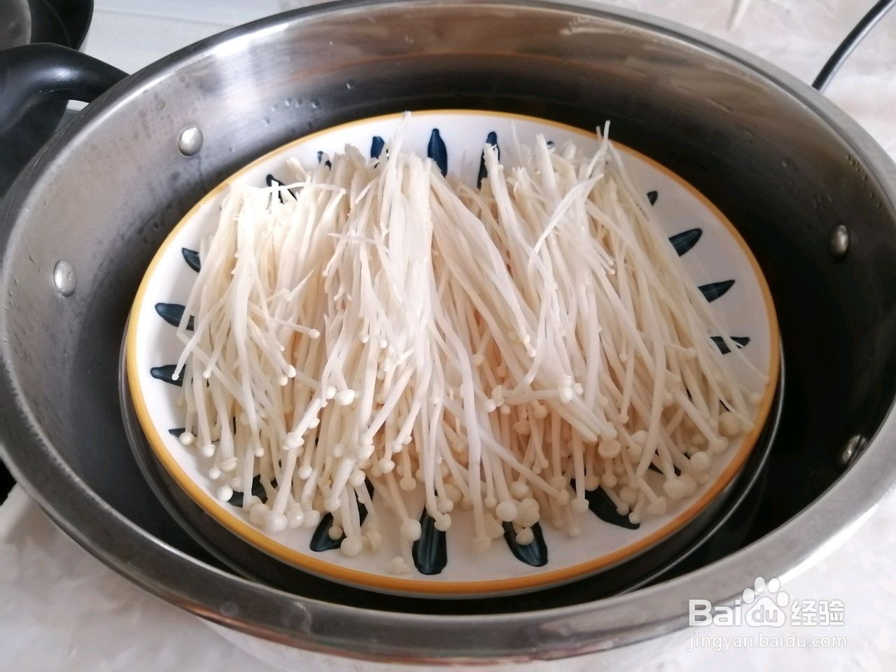 蒜蓉蒸金针菇的做法