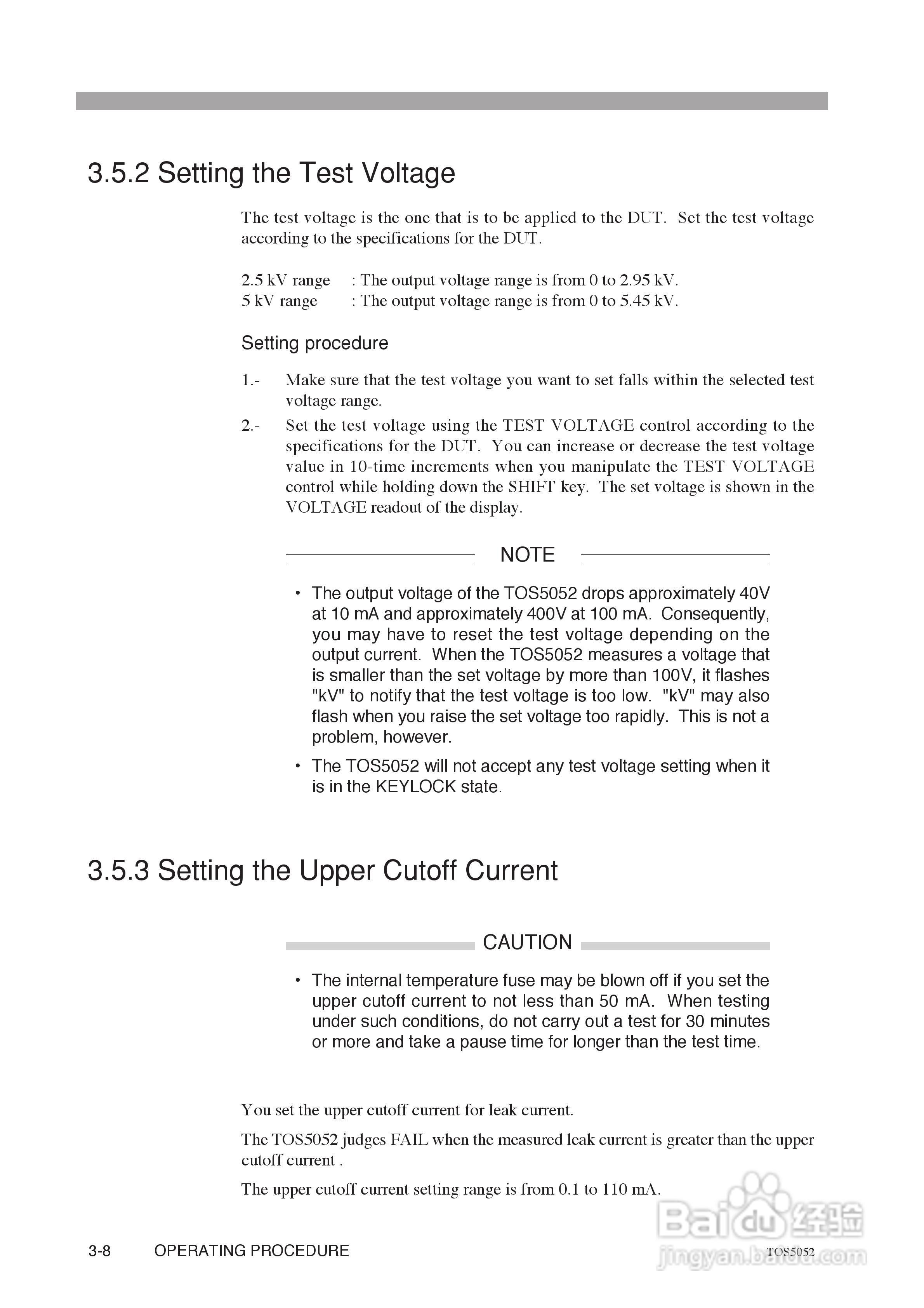 日本菊水TOS-5052AC耐压测试仪说明书:[4]