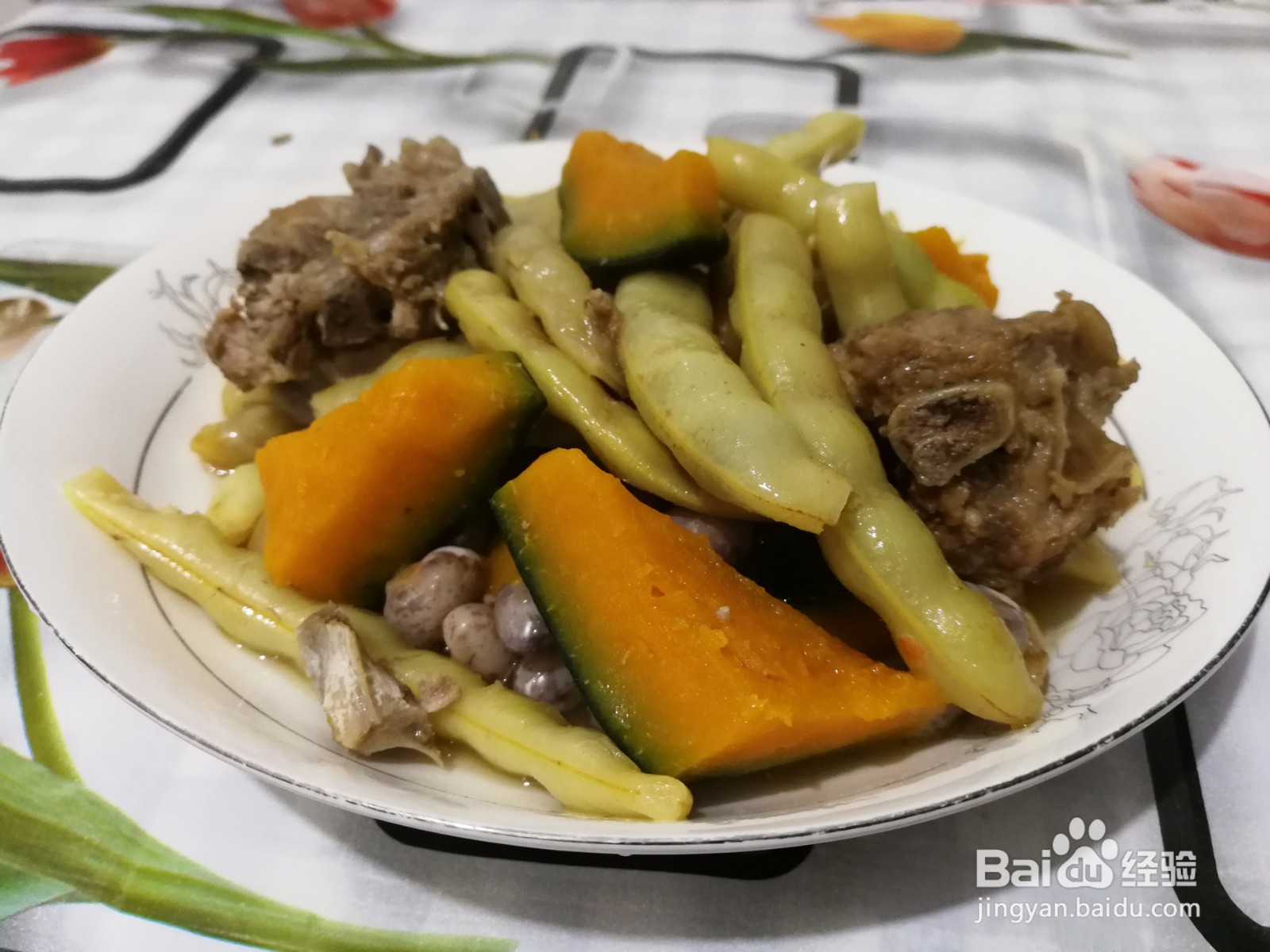 窝瓜炖豆角的做法