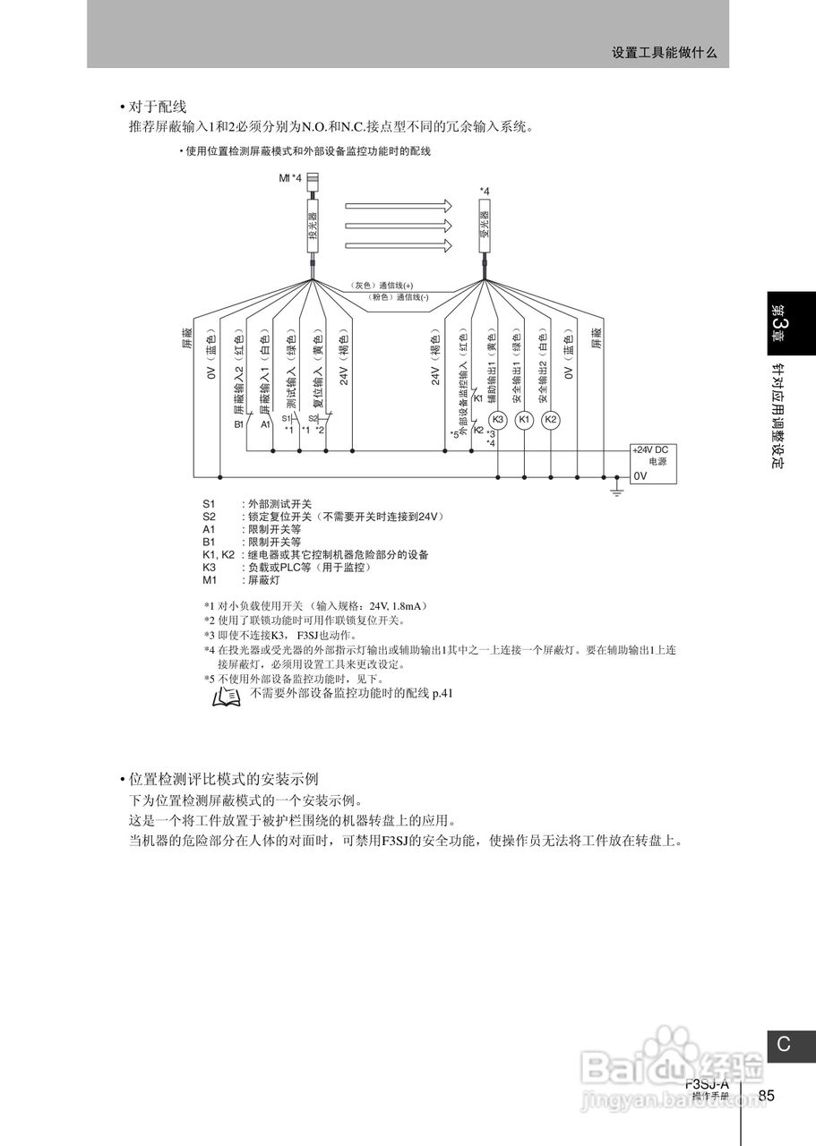 欧姆龙 F3SJ-A P系列安全光幕操作手册:[11]