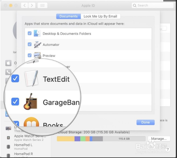 Mac怎么自定义iCloud中存储的应用程序