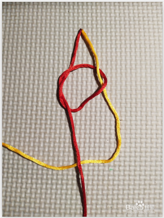 中国结基础入门——竖向双联结