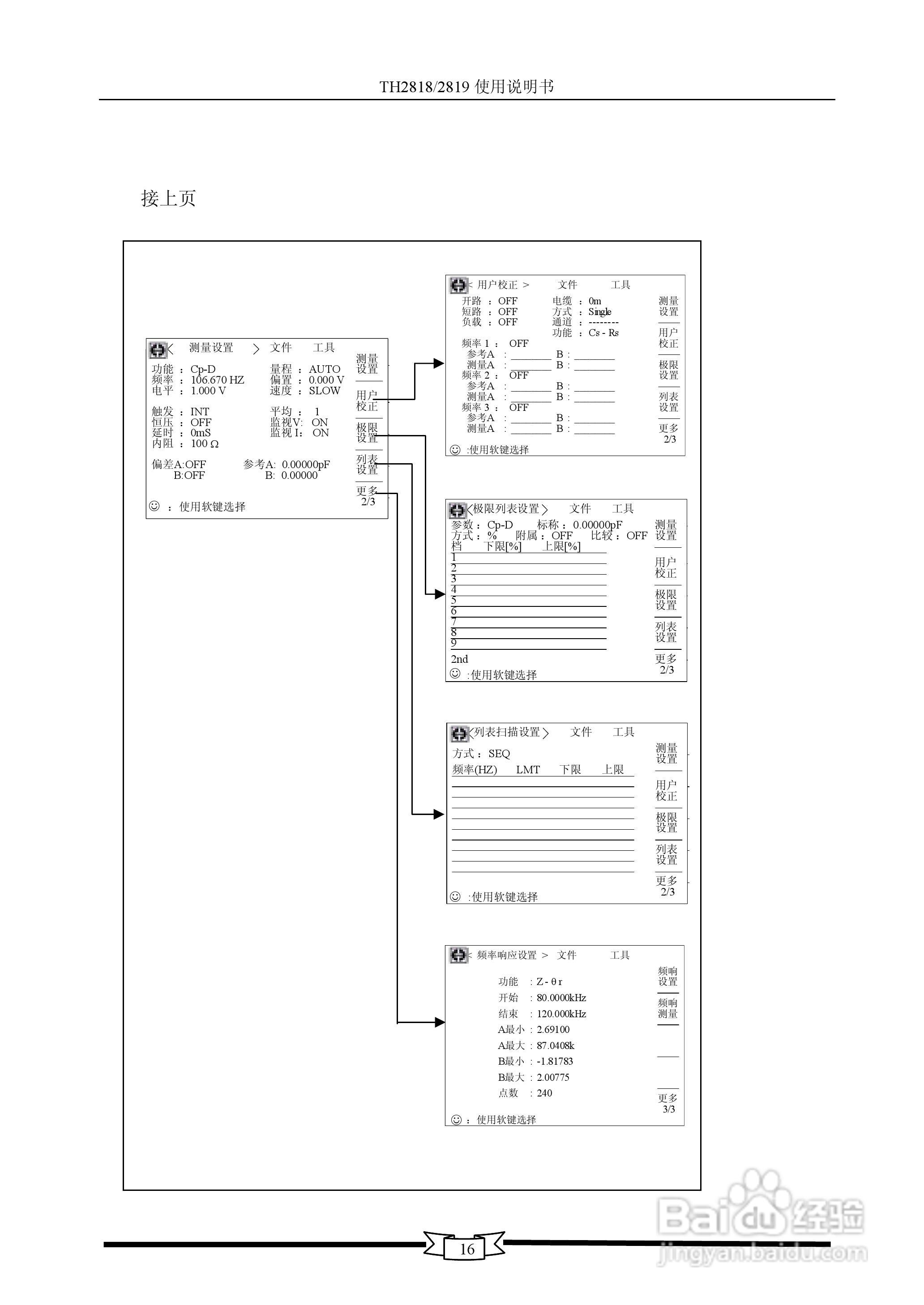 TH2818/TH2819数字电桥使用说明书:[2]