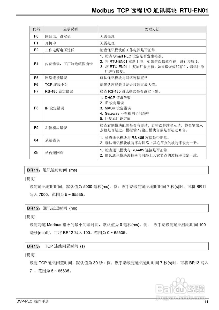 台达RTU-EN01 Ethernet远端IO通讯模组操作手册:[2]