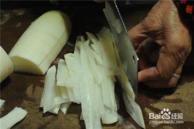 开胃小菜拌萝卜条