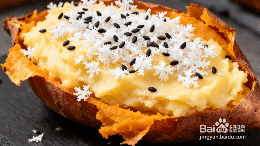 芝士焗红薯:香甜拉丝,软糯细腻,烤箱版零难度