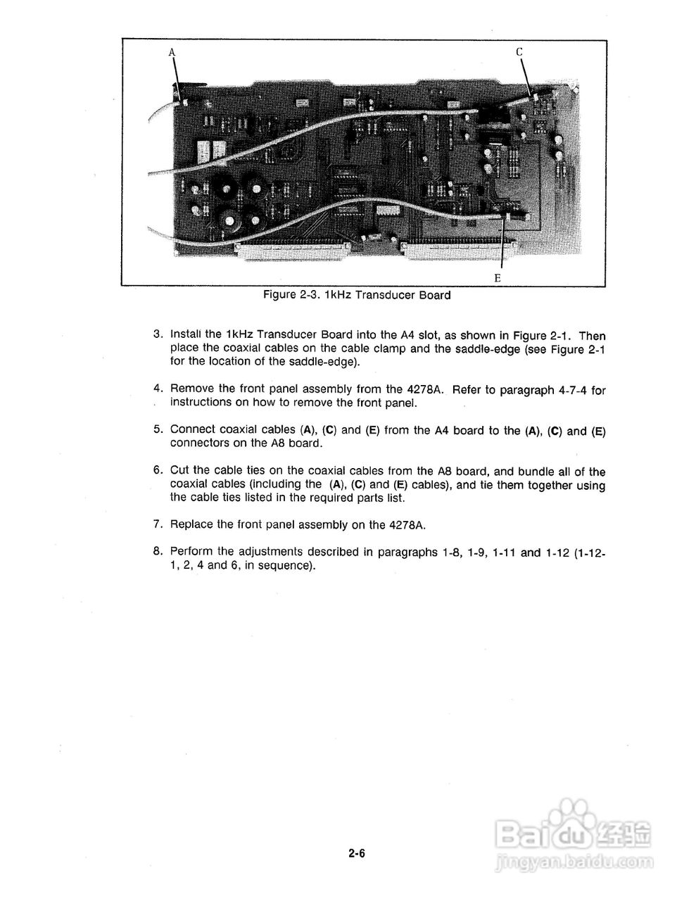 HP 4278A测试电桥使用说明书:[6]