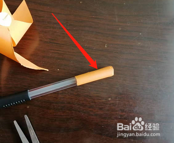 小学手工作业制作-风车笔帽