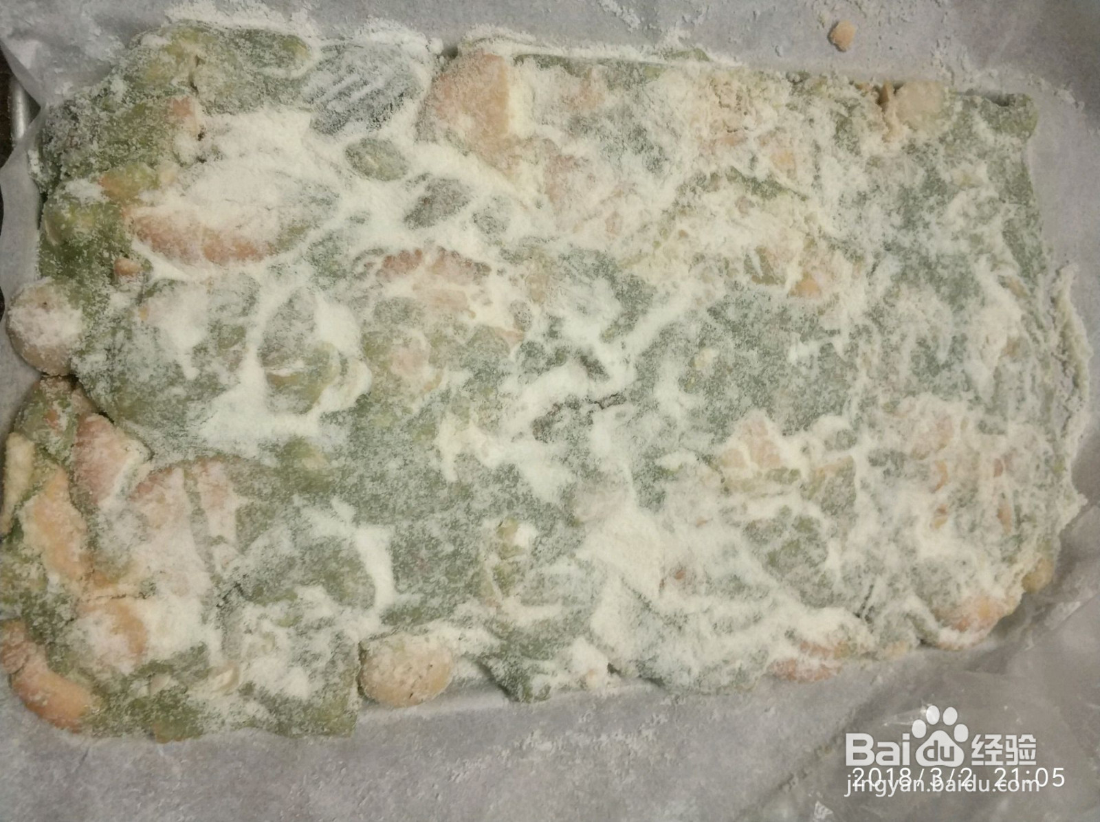 抹茶雪花酥的做法