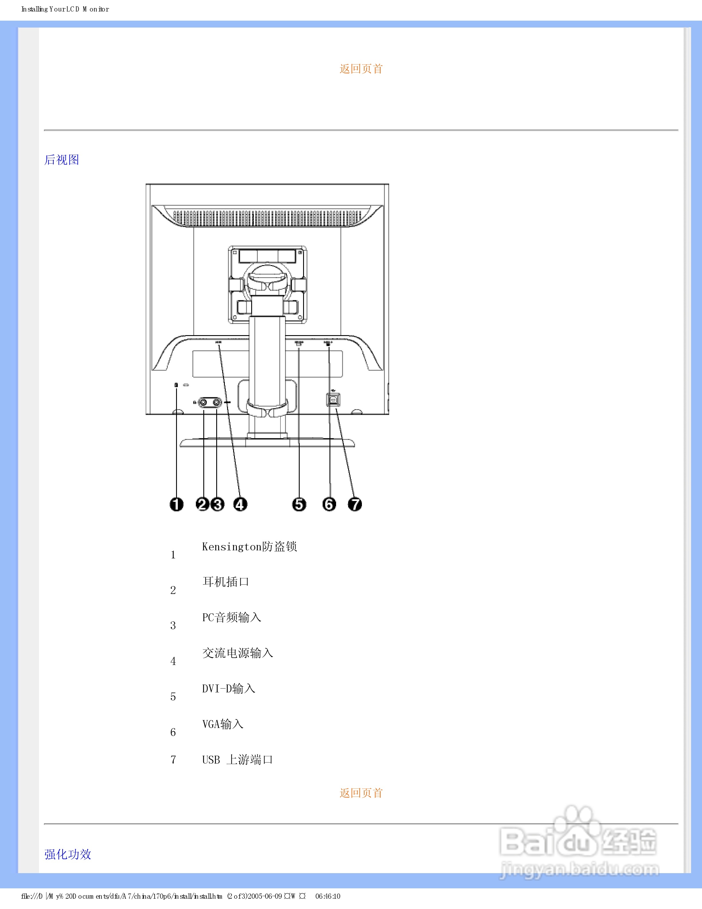 飞利浦170P6EB/93液晶显示器使用说明书:[2]