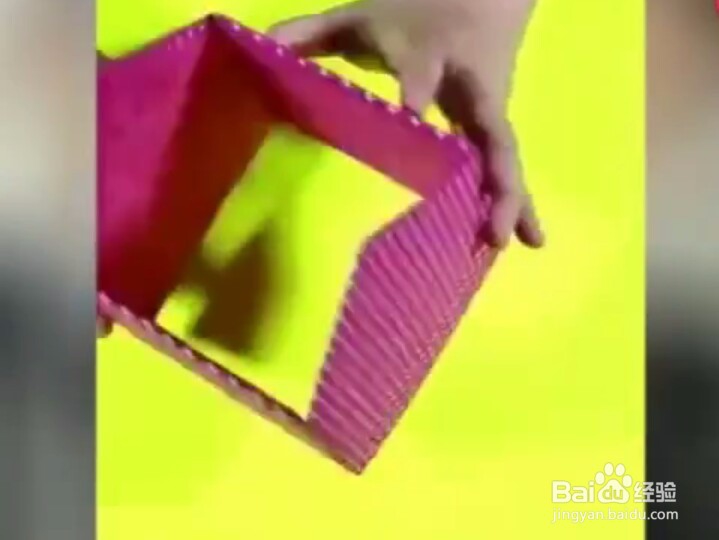 快递盒制作小房子的教程