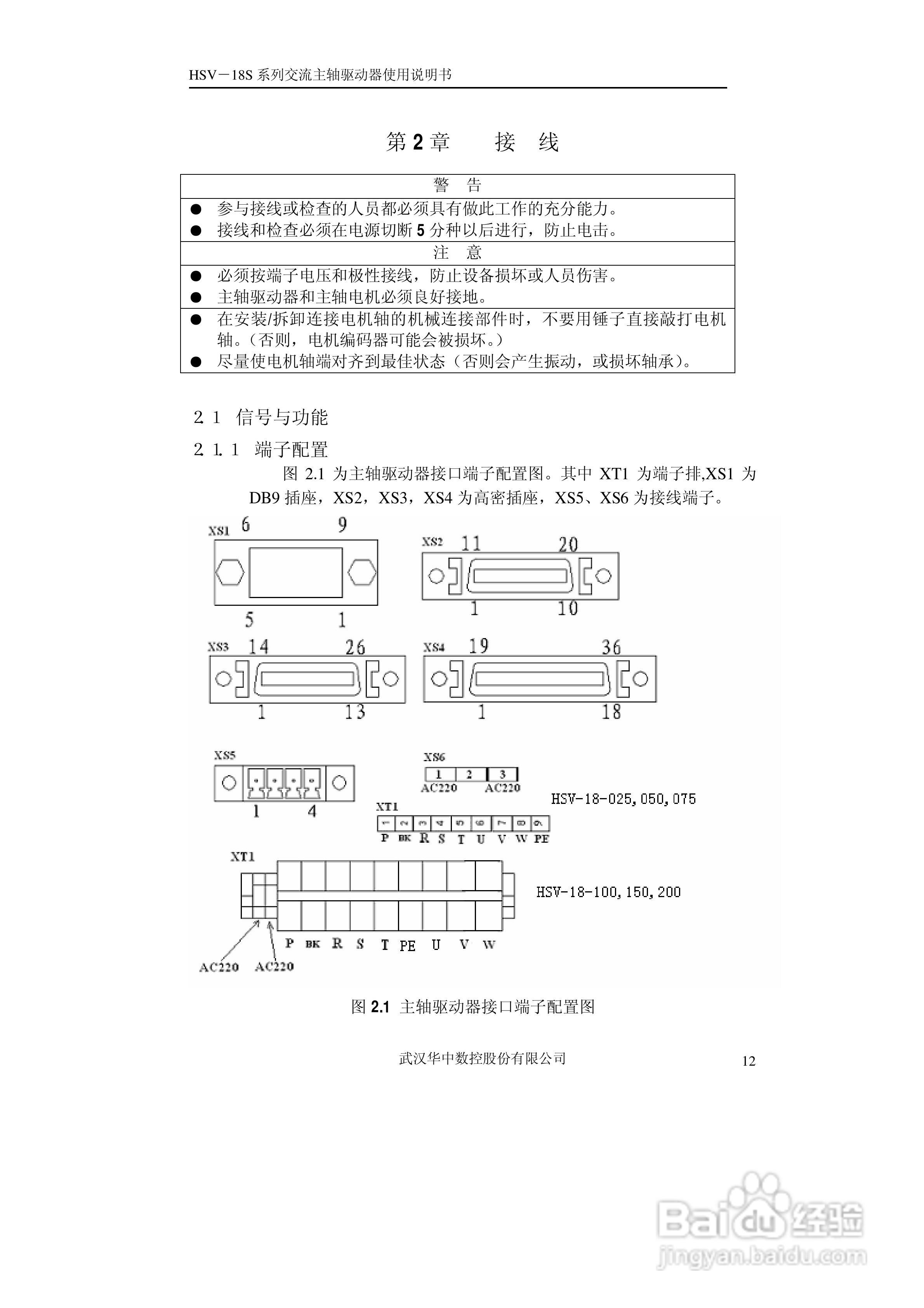 HSV-18S系列交流主轴驱动器使用说明书V3.4:[2]