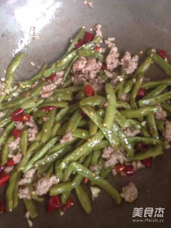 肉沫四季豆的做法