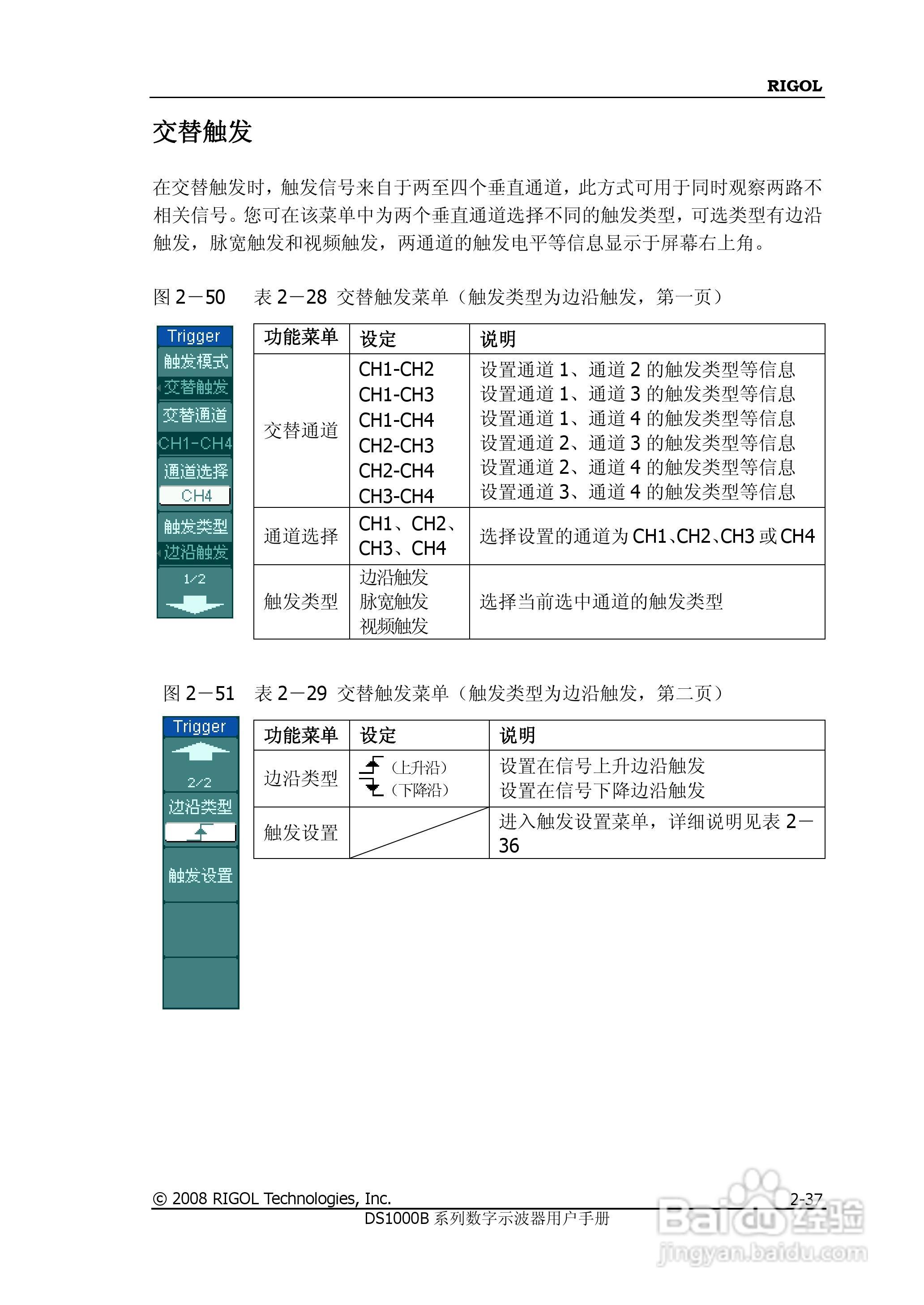RIGOL DS1000B系列数字示波器用户手册:[7]