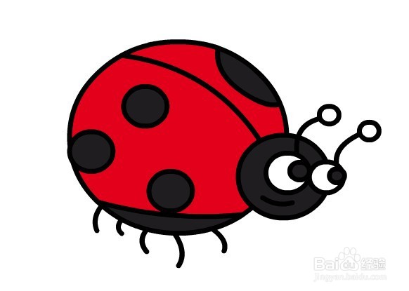 flash绘制一只Q版的瓢虫