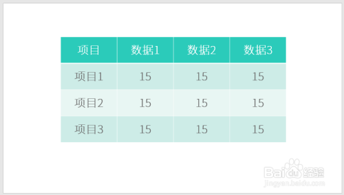 PPT表格怎样设置倒影并美化显示效果