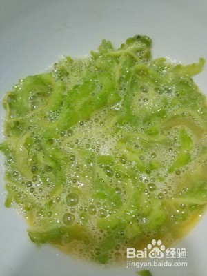 苦瓜煎蛋的做法详细教程