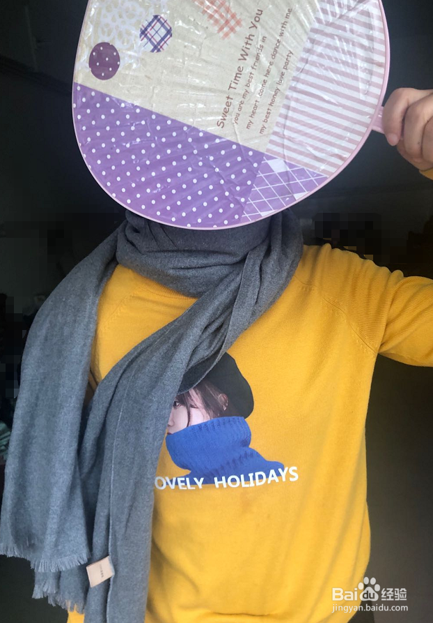 围巾打结的方法