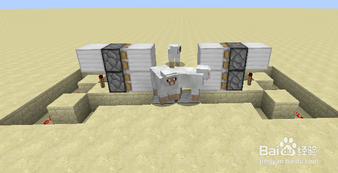 我的世界双向自动感应门