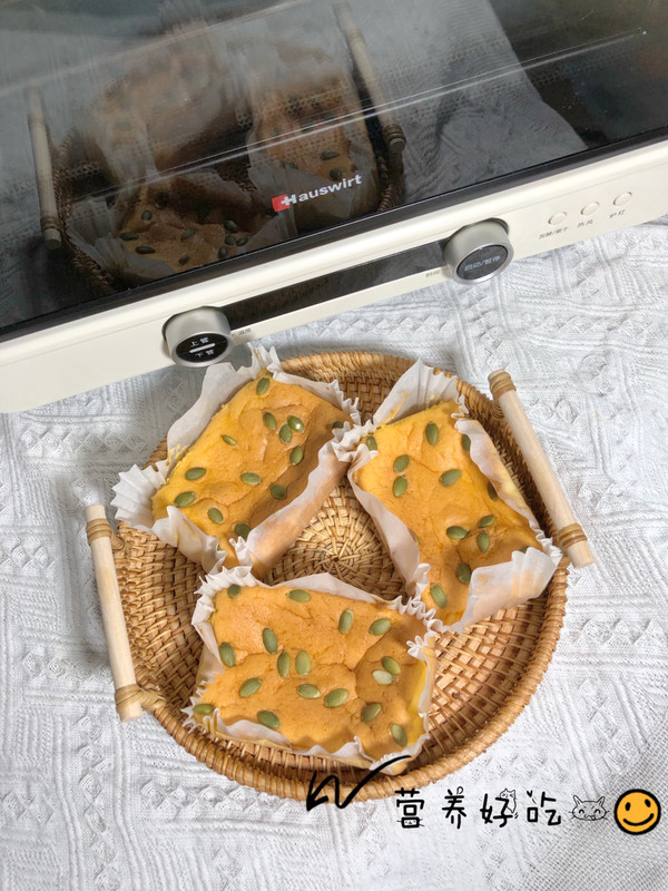 金灿灿金砖南瓜蛋糕