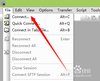 SecureCRT如何设置窗口下黑底白字