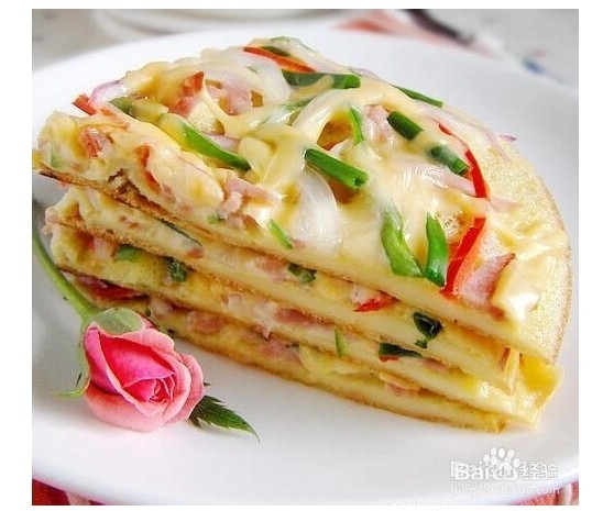 美味异国风情———披萨蛋饼