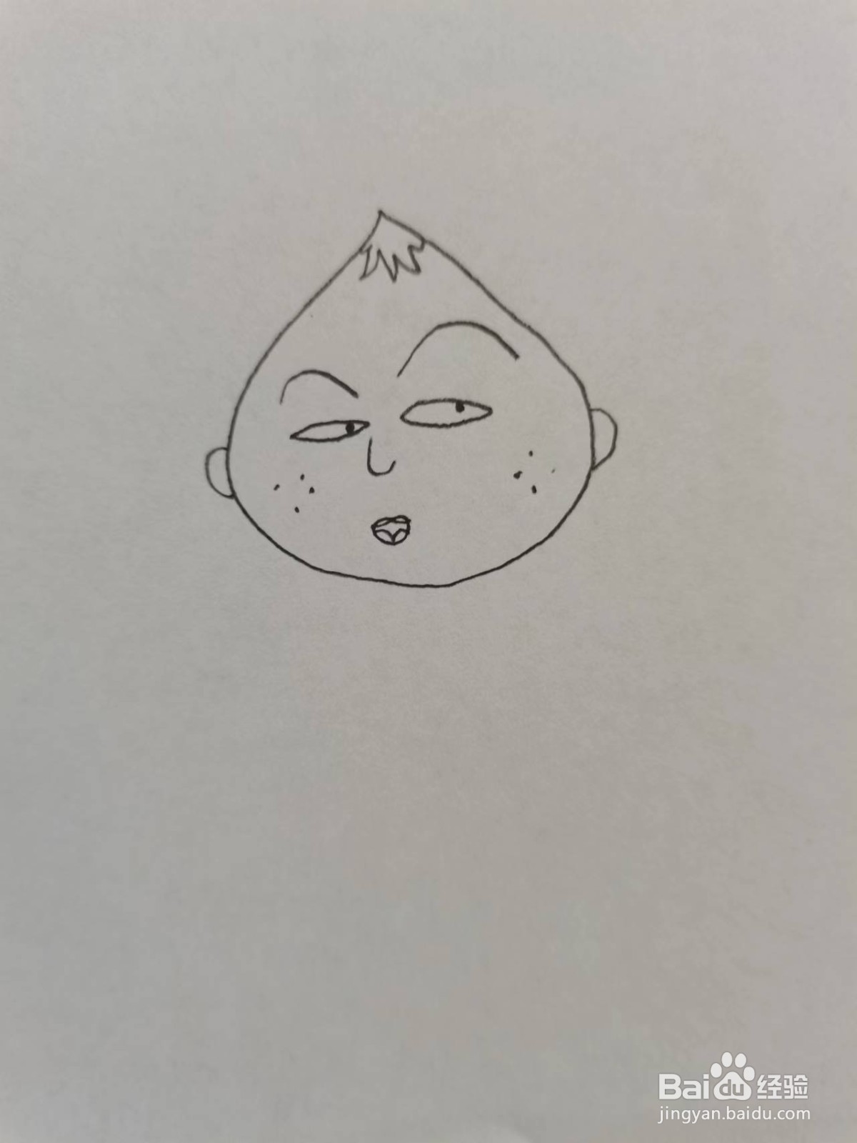 铅笔画动画人物永泽