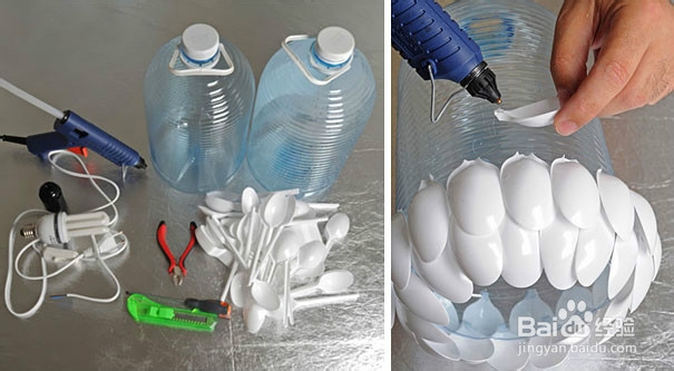 废弃饮料瓶变废为宝