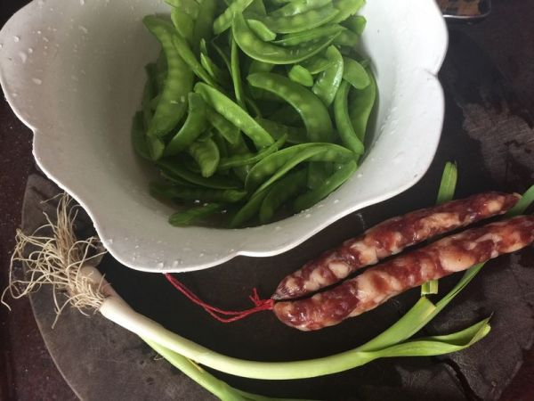 香炒腊味荷兰豆