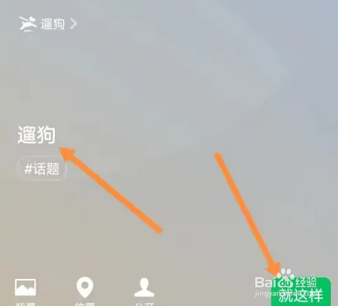 微信遛狗状态在哪