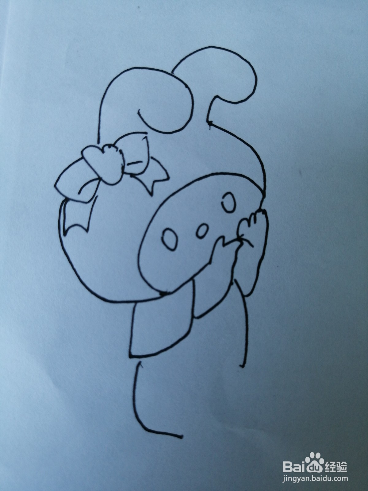 简笔画可爱的小兔子怎么画