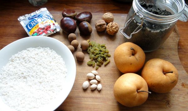 蔓越莓八宝酿梨