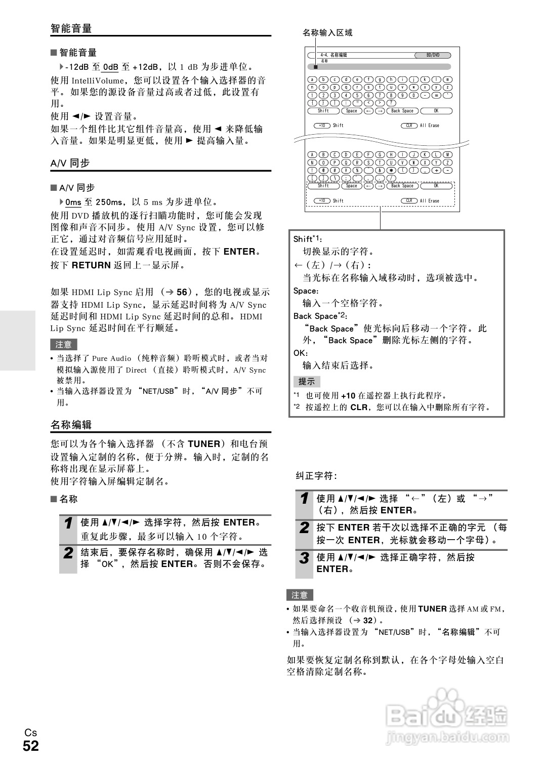 安桥TX-NR808接收机使用说明书:[3]