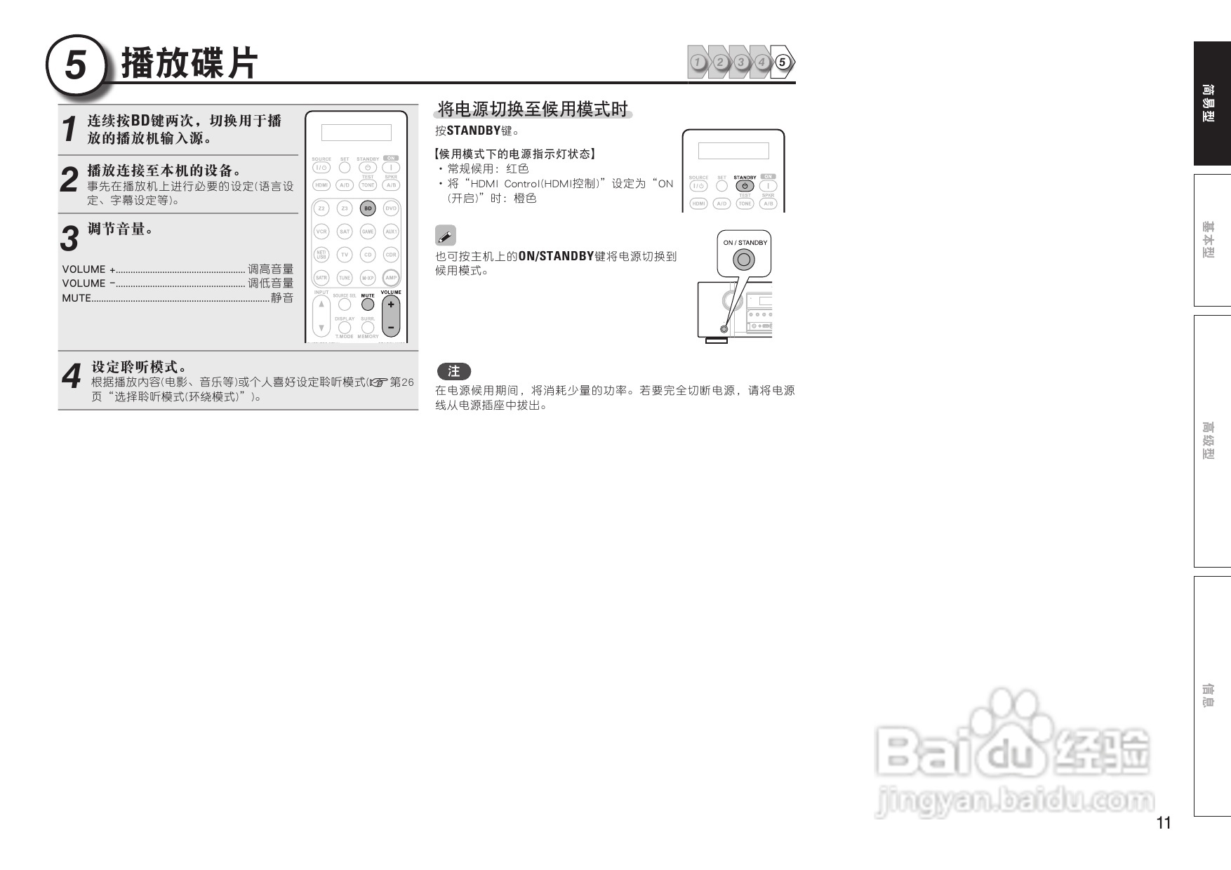 马兰士SR6005.功放使用说明书:[1]