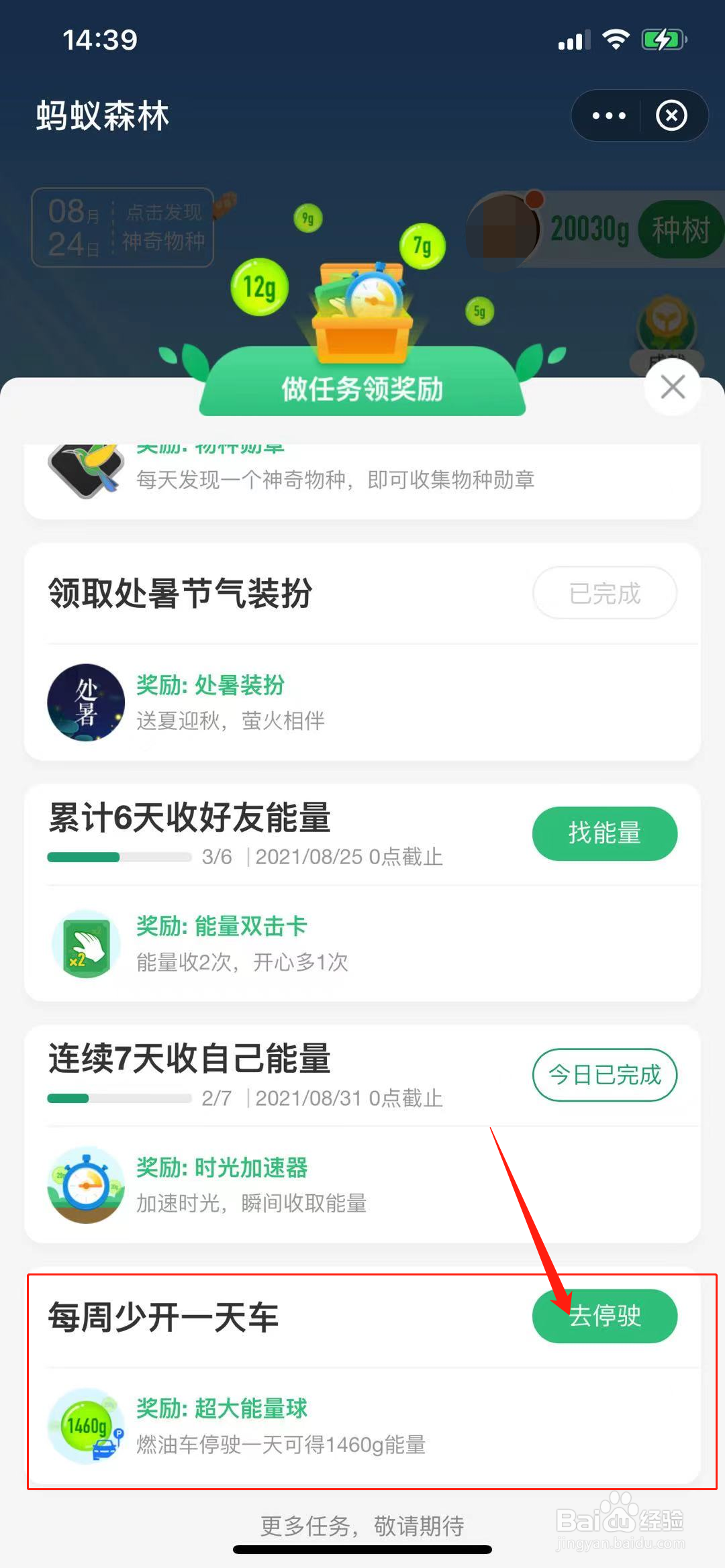 蚂蚁森林停驶活动怎么没有了
