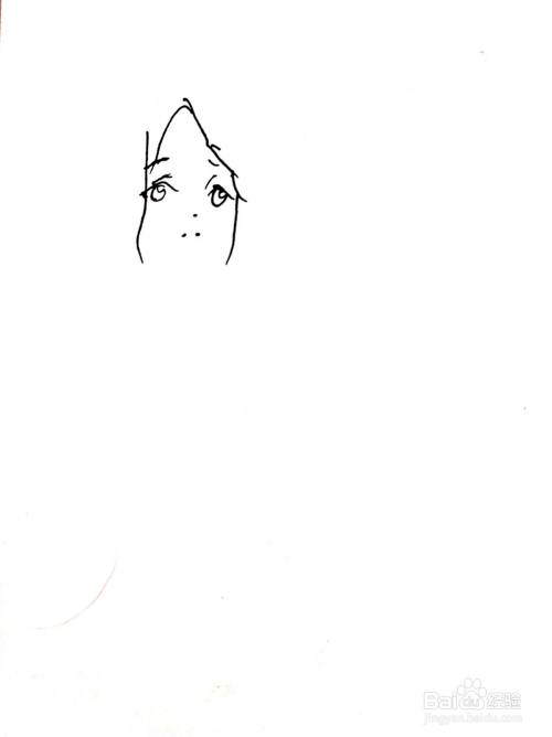 电视动画 Free 系列之天方美帆简笔画 百度经验