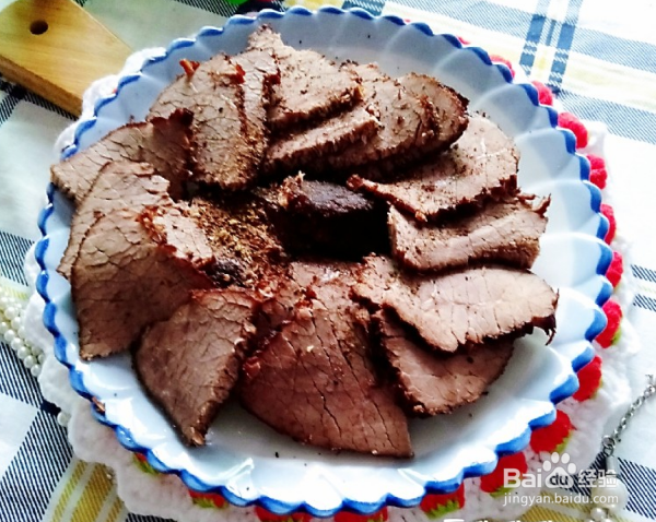 卤牛肉的制作方法