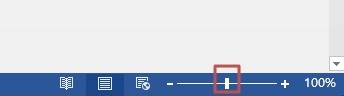 Word2013如何更改页面的显示比例