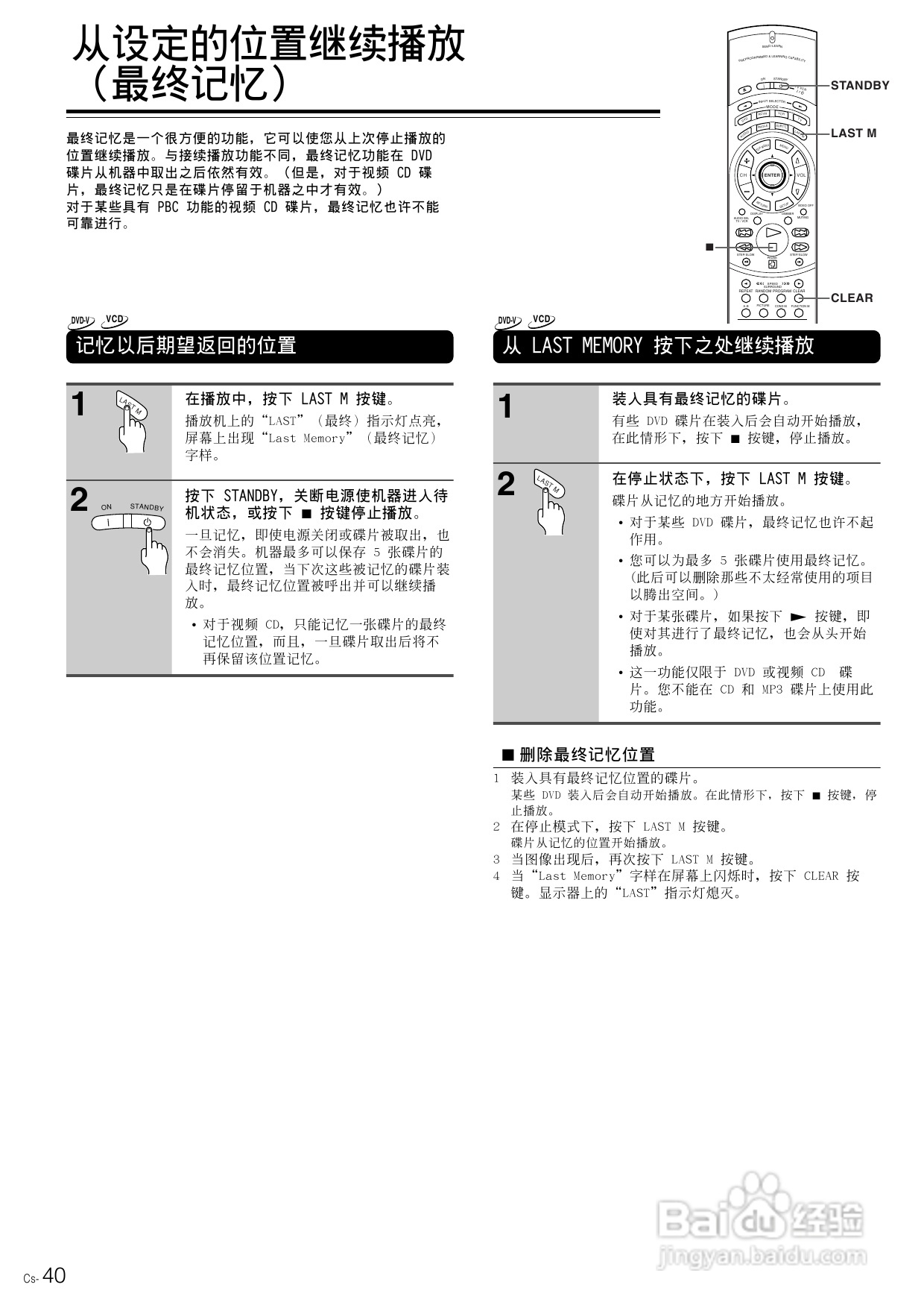 安桥DVD播放机DV-SP800型使用说明书:[2]